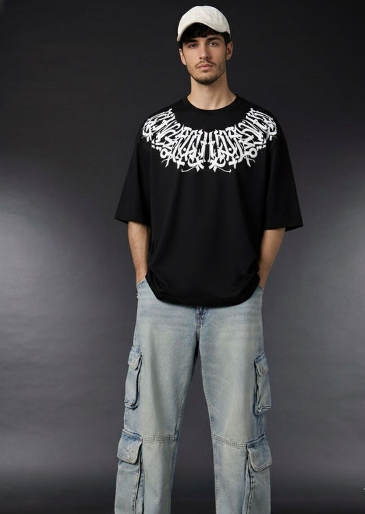 ARABIC KALLIGRAPHIA OVERSIZED TEE