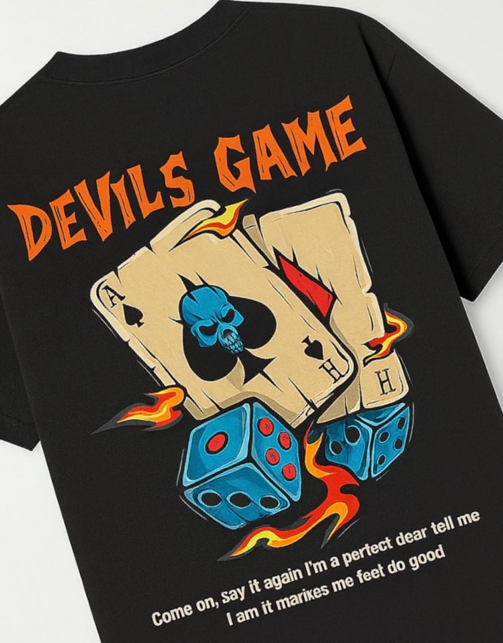 Devil's Game Oversized T-Shirt