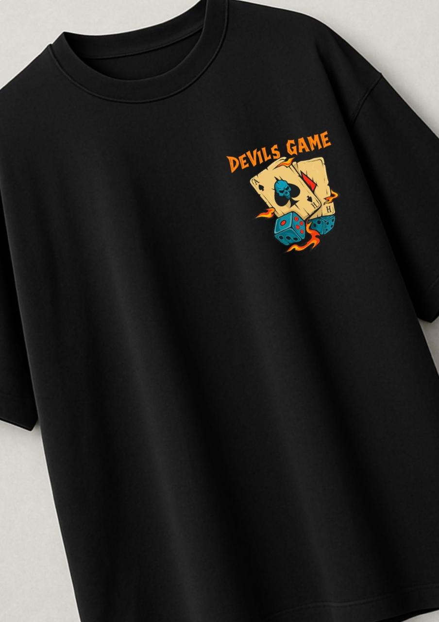 Devil's Game Oversized T-Shirt